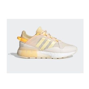adidas ZX 2K Boost Pure Shoes Wonder White Orange Tint size 9